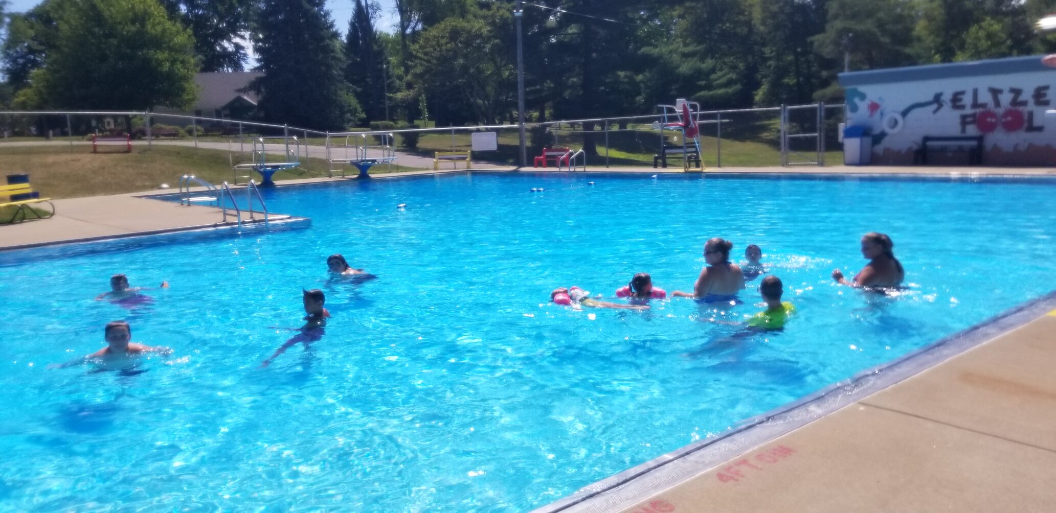 Seltzer Pool swimming in Shelby